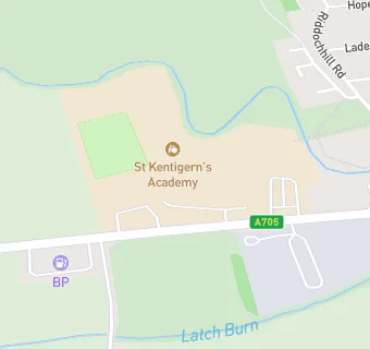 map for St Kentigern's Academy