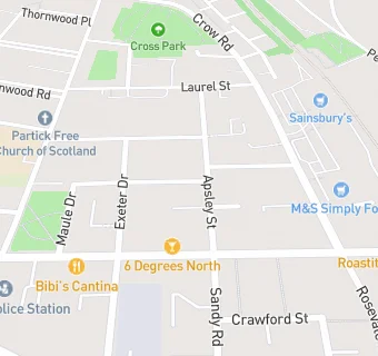 map for Ali's Newsagent