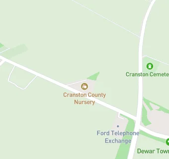 map for Cranston Country Nursery