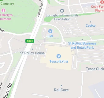 map for Tesco Cafe