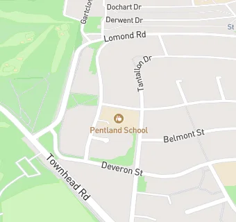 map for Pentland School