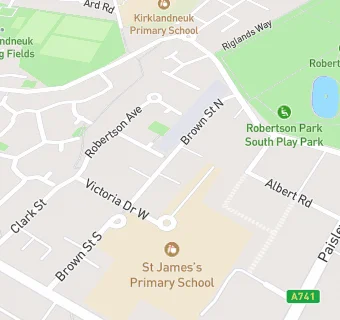 map for St James Campus