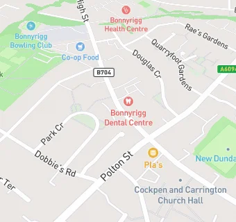 map for Bonnyrigg High Street Pharmacy