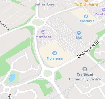 map for Morrisons Filling Station