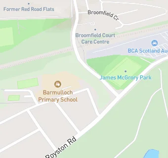 map for Barmulloch Primary School