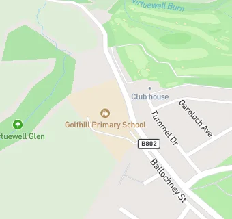 map for Golfhill Primary School