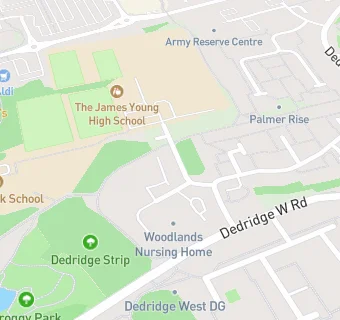 map for Woodlands Nursing Home