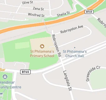 map for St Philomena's Primary School