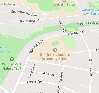 map for St Thomas Aquinas Secondary School