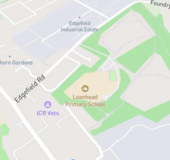 map for Loanhead Primary School