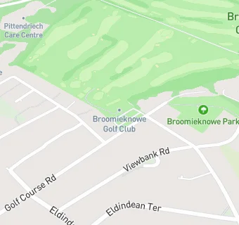 map for Broomieknowe Golf Club