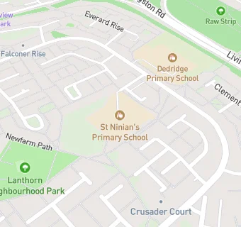 map for St Ninian's RC Primary School