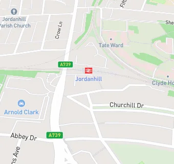 map for Infinity Smiles (Jordanhill, Glasgow)