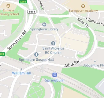 map for Rowlands Pharmacy (225 Springburn Way, Glasgow)