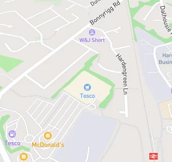 map for McDonald's Hardengreen