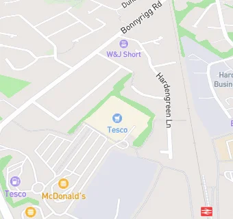 map for Tesco Stores Ltd Hardengreen