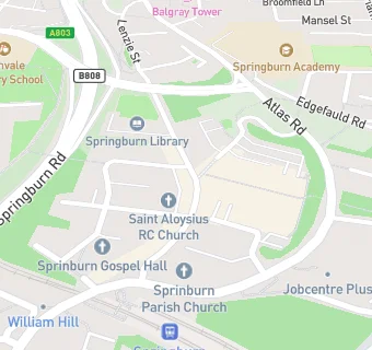 map for Subway Springburn