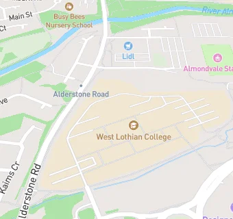 map for West Lothian College - E Mail Cafe