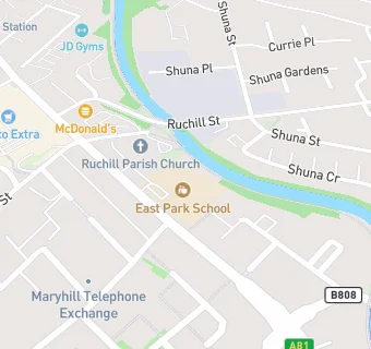 map for East Park School