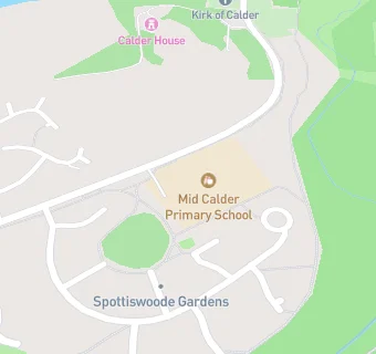 map for Mid Calder Primary School