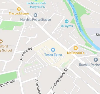 map for Mydentist Maryhill