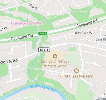 map for Livingston Village Primary School