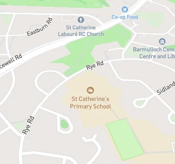 map for St Catherine's Primary School