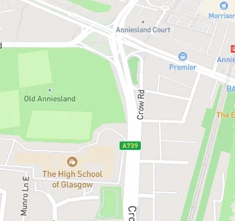 map for The Glasgow High School Club