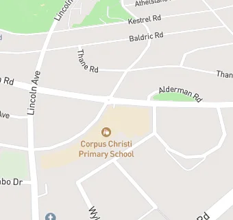 map for Corpus Christi Primary School