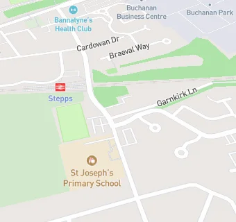 map for St. Josephs Primary School