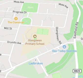 map for Glengowan Primary School Nursery