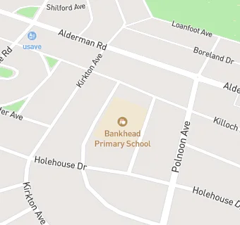 map for Bankhead Primary School