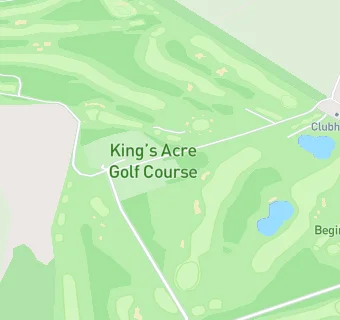 map for Kings Acre Golf Club