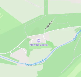 map for Melville Castle Hotel