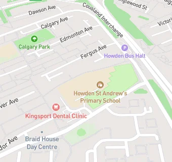 map for Howden St Andrew's Primary School