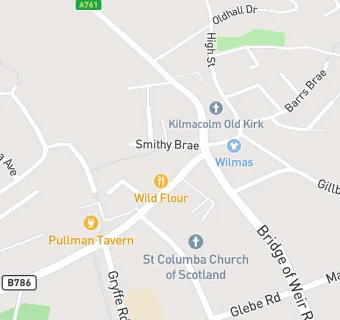 map for Envisage Dental Care Kilmacolm