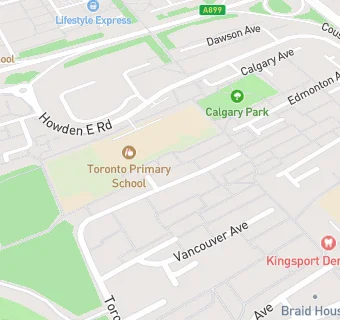 map for Toronto Nursery