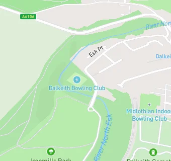 map for Dalkeith Bowling Club