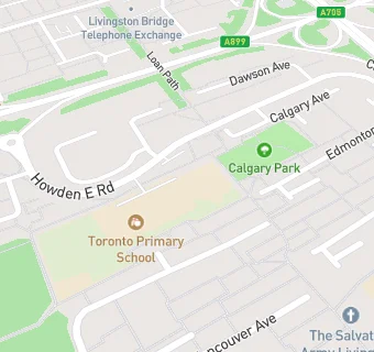 map for Toronto Primary School