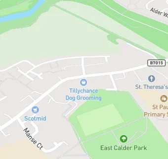 map for East Calder Smile Centre