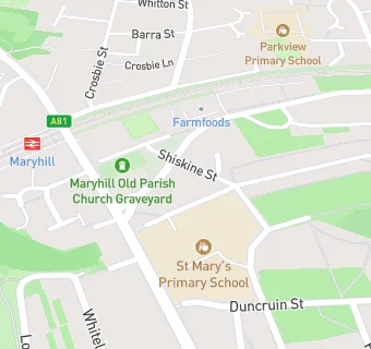 map for Maryhill Park Nursery