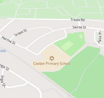 map for Cadder Primary School