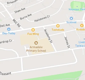 map for Armadale Primary School