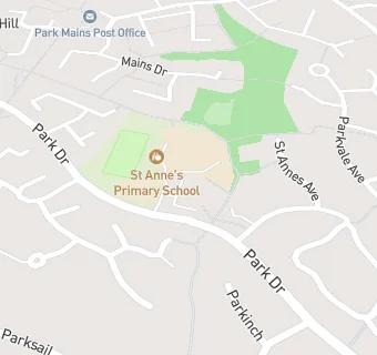 map for St Anne's Primary