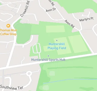 map for Huntershill Sports Hub