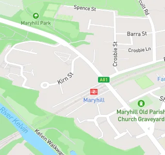 map for Maryhill Lunch Club