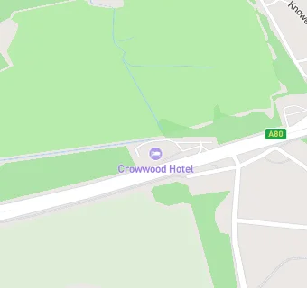 map for Crowwood Hotel and Alba Restaurant