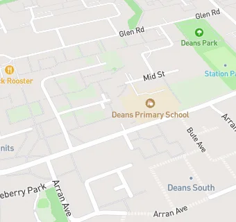 map for Deans Primary School