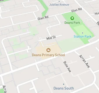 map for Deans Primary School