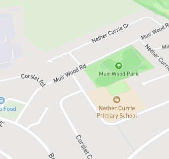 map for Nether Currie Primary School